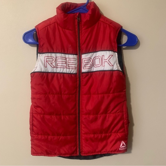 Kids size 7 Reebok zip up puffer vest - Picture 1 of 4